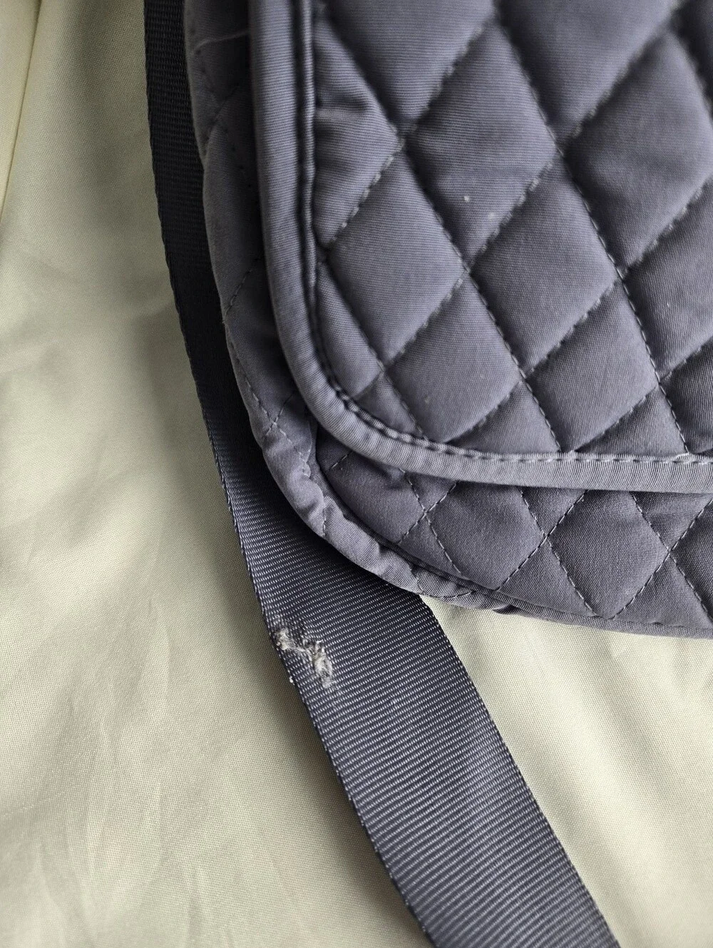 Vera Bradley Quilted Grey laptop bag